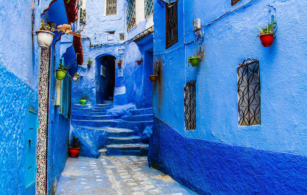 blue city tour marrakech, chefchaouen